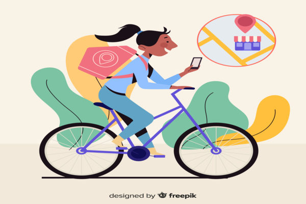 Imagen decorativa Pedaleando a la Distri
